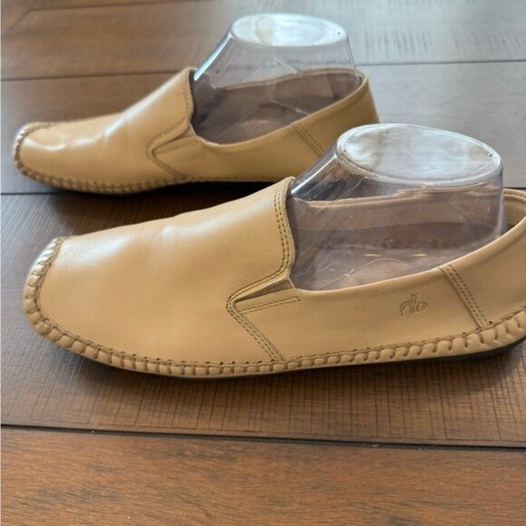 Dingo by Fluchos Men’s Slip-On Leather Loafers EUR 42 US 9 Beige Stitched Moc main image 9